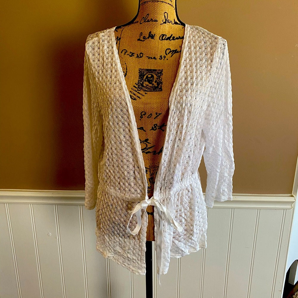 Beautiful white cardigan